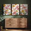 Art mural encadré, rétro, antique, classique pour chambre à coucher - 24 po x 36 po x 3 panneaux-925629152-925629154