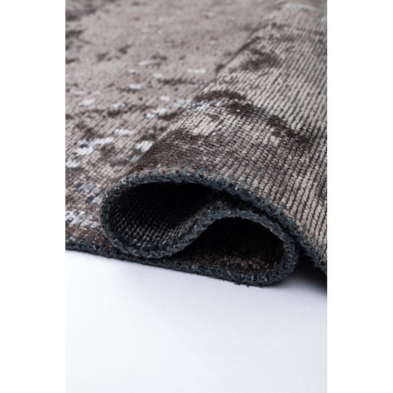 Rapture Gray Abstract Luxury Area Rug, Rectangle 7'10" x 9'10"