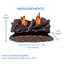 Ensemble de bûches au gaz Duluth Forge -57792957