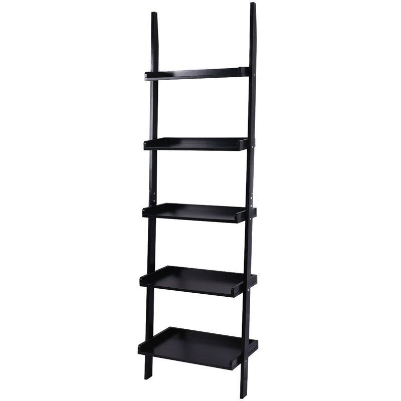 Luz Ladder Bookcase, Black
