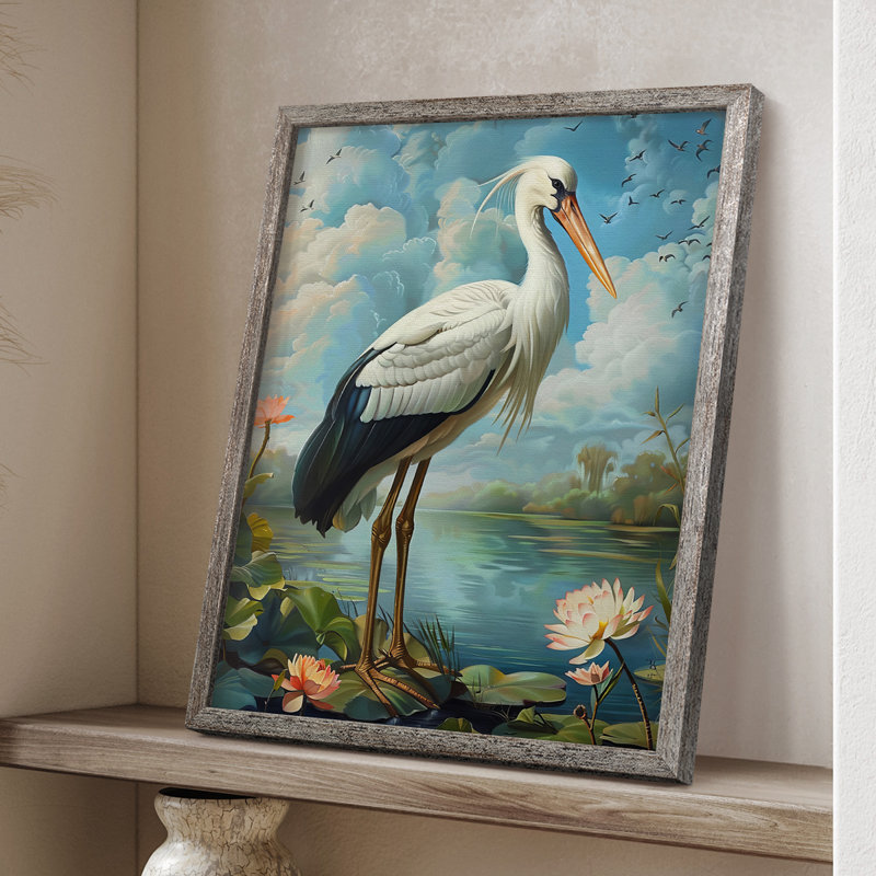 ANIMALS Series CII, reproduction encadrée - bois massif, H 11 po x l 9 po