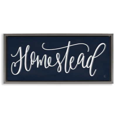 Navy Blue Homestead Phrase