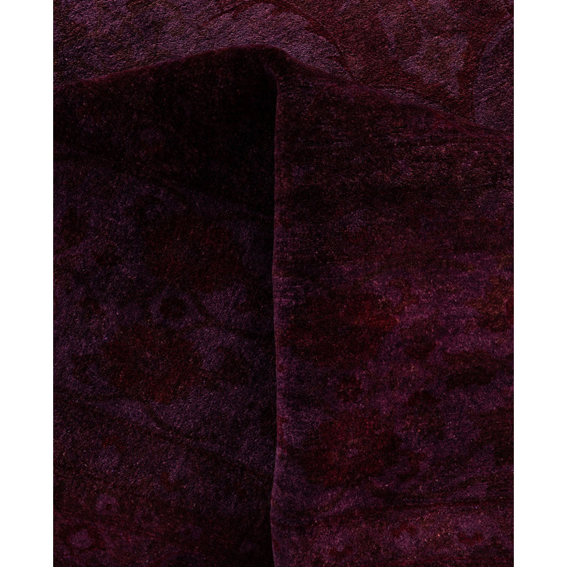 Overdyed One-of-a-Kind 12' 2" X 17' 10" Hand Knotted Area Rug