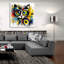 «Cat Abstract 1» par Rey Klimt, art mural en verre acrylique-569512205
