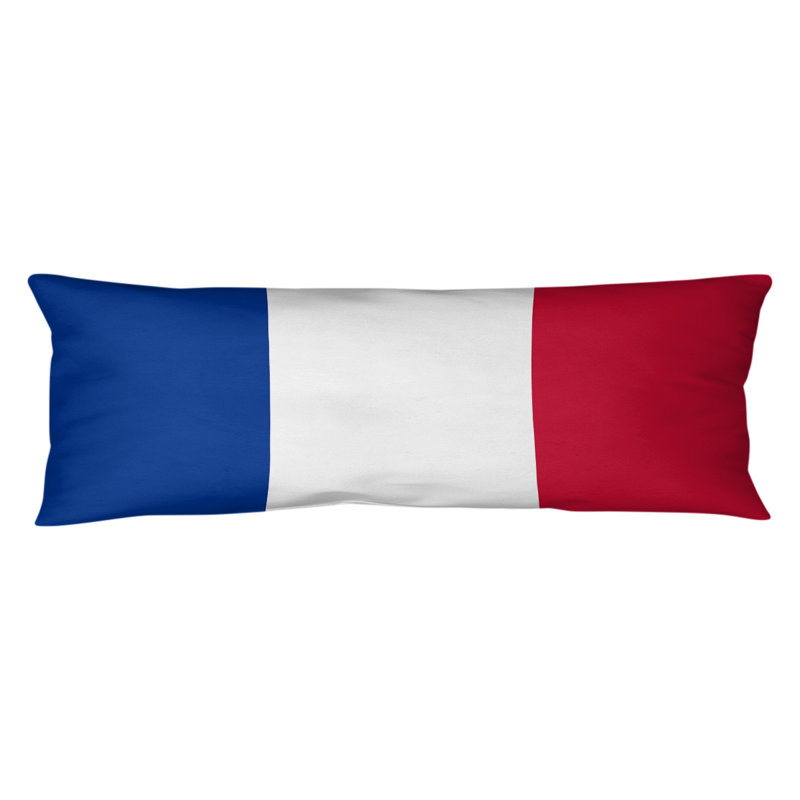 Oreiller de corps en polyester / polyester Arizona Football Stripes, Football Tennessee, Bleu Denver / blanc / rouge