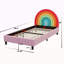 Lit plateforme tapissier Rainbow Design