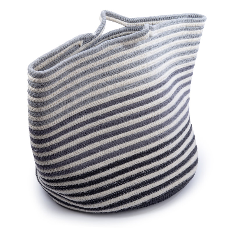 Panier en coton, Gris