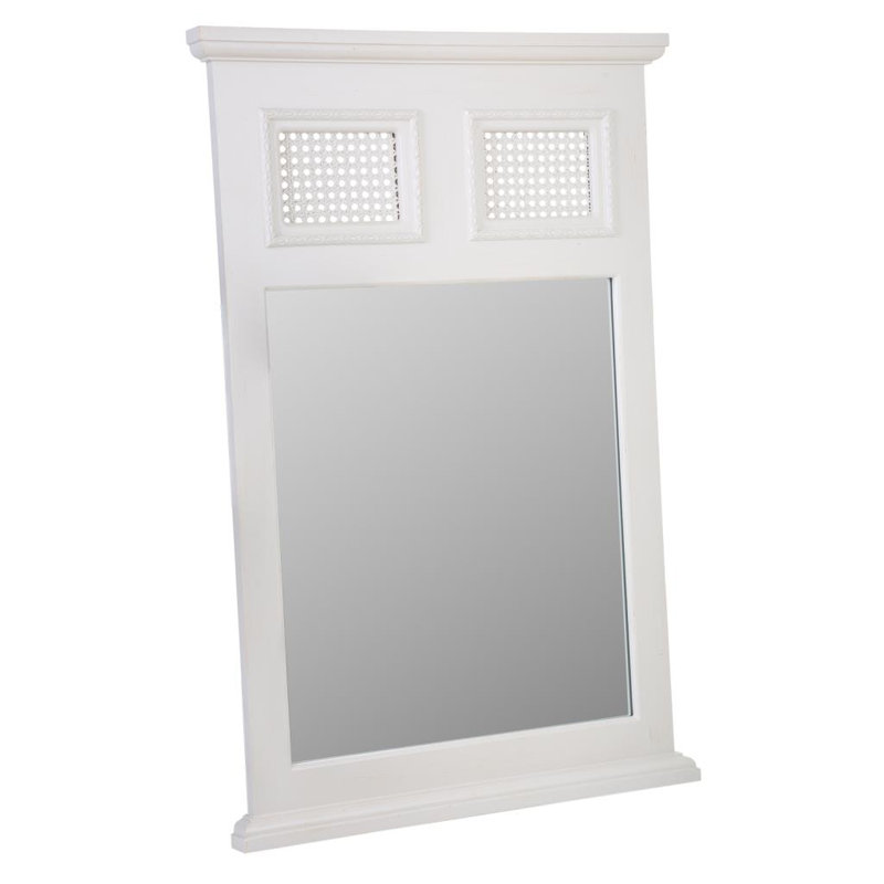 Aureliusz Wood Flat Wall Mirror