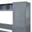 Lit escamotable double avec placard et tiroirs