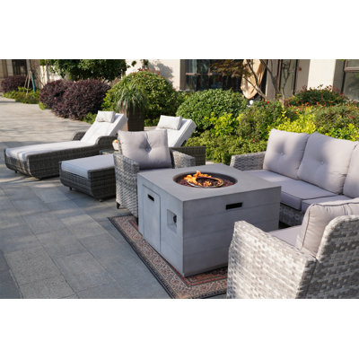 7 - Person Patio Conversation Set with Cushions