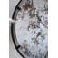 D31.5X0.5 "Miroir rond Theodor avec design industriel et cadre en métal pour la décoration murale
