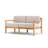 Haven 62.5'' Wide Teak with Sunbrella® Cushions-72605205