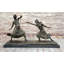 Figurine féminine femmes Fatales bronze d'après Edward Drouot