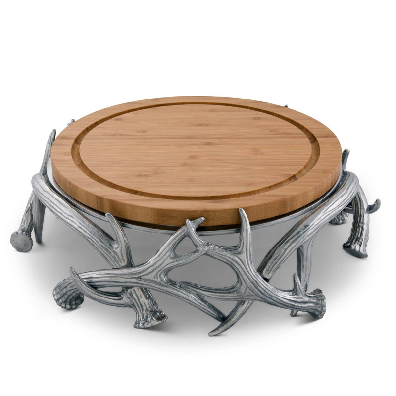 Antler Wood Cake Stand