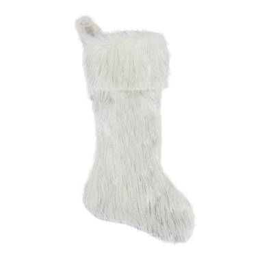 The Holiday Aisle® Sherpa Fabric Stocking & Reviews