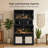 Reptile Tank Stand for beeNbkks 50 Gallon Reptile Tank, Storage Cabinet-134484497-134484499