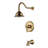 Pressure Balance Shower System 1.8 GPM Shower Faucet With Tub Spout And Brass Rough-In Valve-105252195