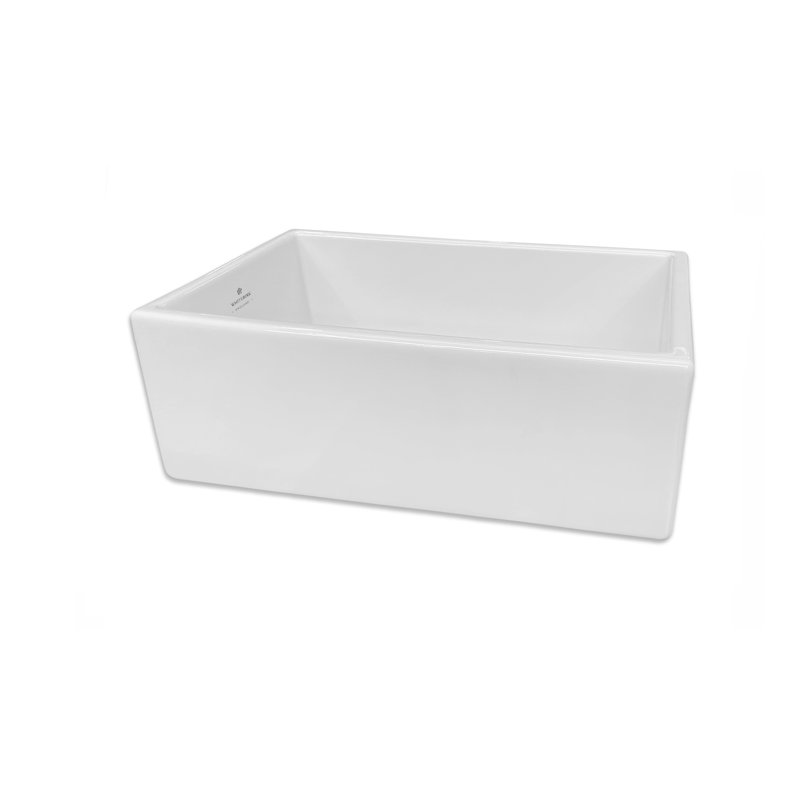 Waddington - 30 L X 18 W Fireclay Single Bowl Apron / Farmhouse Kitchen Sink
