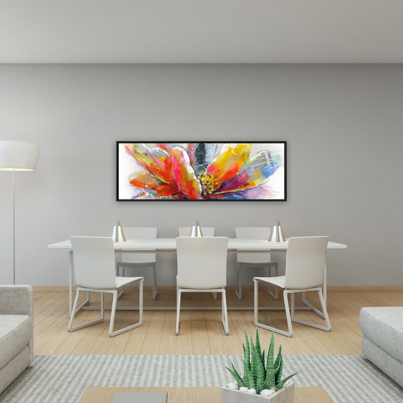 " Abstract Flower With Texture "