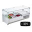 Station de préparation de condiments réfrigérés, station de condiments réfrigérés de comptoir de 130 W