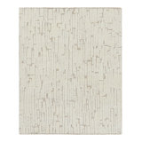 Rug & Kilim’S Contemporary Rug In White With High-Low Geometric Patterns