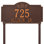 Monogram 2-Line Lawn Address Sign