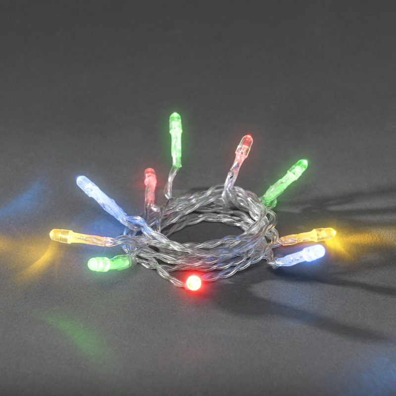 LED Battery Powered Wide Angle LED String Light, 785cm L, Multi Coloured