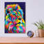 «Lion New» par Bob Weer, art mural en verre acrylique-1371487209