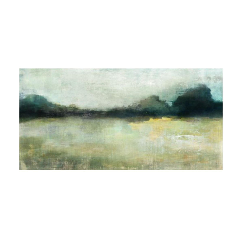 Campo Painting by Guseul Park, Knife Gel, 30" H x 60" W x 1.5" D