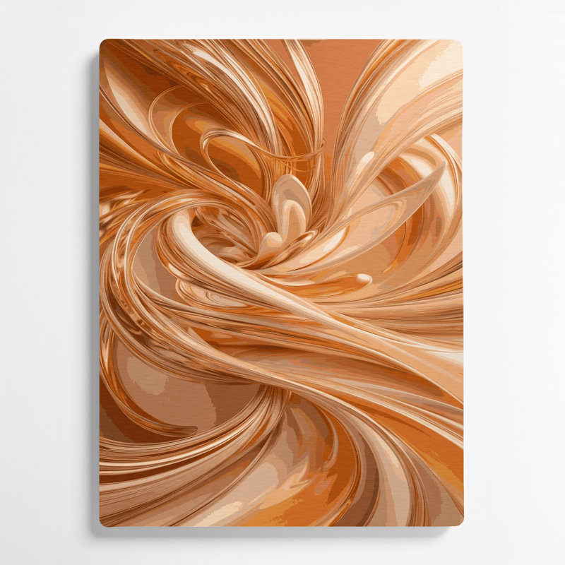 Art numérique abstrait numérique 4, H 18 po x l 12 po