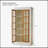 71.2" Freestanding Pantry Cabinet with Glass Door, Farmhouse Display Cabinets with Adjustable Shelves, Curio Cabinet for Hallways, Livingroom, Kitchen & Office-1162955008