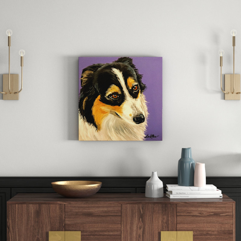 Exotic Sheltie by Lee Keller - Wrapped Canvas Painting, 61cm H x 61cm W x 3.81cm D