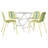Portable Dining Table Sets(Must include both Table and Chair), Modern Metal Home
