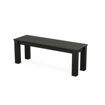Backless Black Outdoor Benches You'll Love | Wayfair
