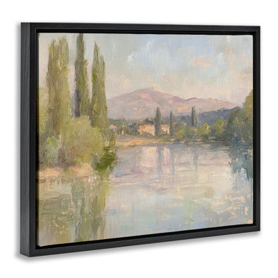 Cadre flottant Place By The Lake, design par Petal Prints Design