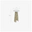 Table de bout en marbre blanc et aluminium l 11 po x P 11 po x H 21,25 po ExpoBazar