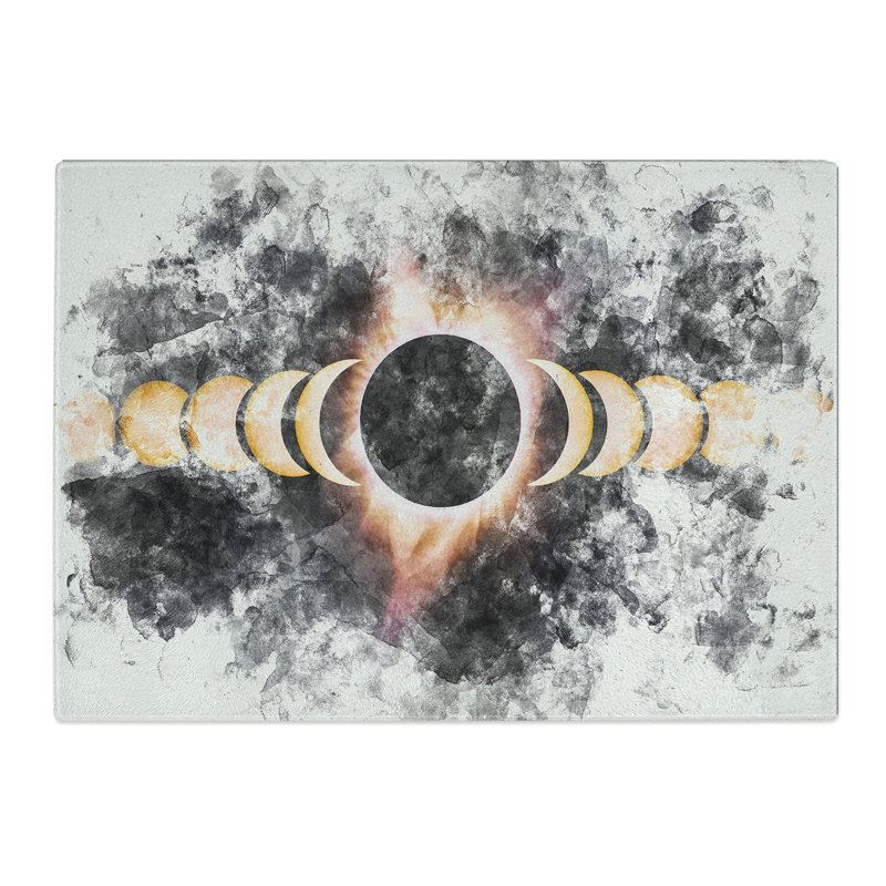 Tempered Glass the Eclipse Chopping Board, 28.5 cm x 39 cm