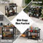 Feasto Bar Counter with Metal Frame and Steel Outer Material