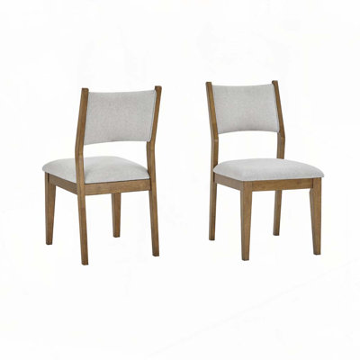 Sherpa Fabric Upholstered Dining Side Chairs