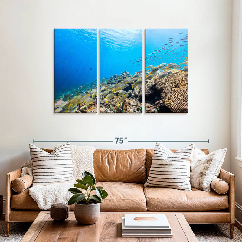 Aletra St. Lucia Ocean Life, H 36 po x l 57 po