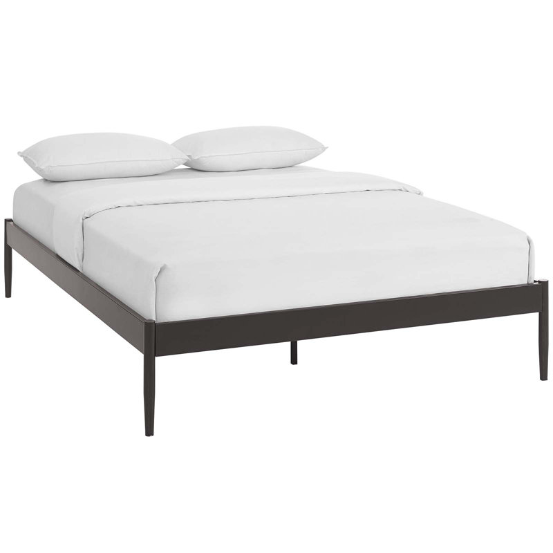 Modway Elsie Fabric Bed Frame, Brown, Queen