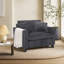 Lazy Sofa Chair - Canapé confortable pour une personne avec dossier et accoudoirs-1031169808