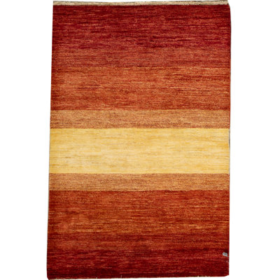 Hand Woven Wool Striped Area Rug
