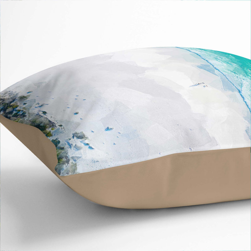 Square Cushion, 40cm H x 40cm W x 15cm D, Stone