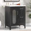 Meuble-lavabo moderne de 24 pouces avec lavabo en céramique et porte en verre Moru-2021553146