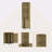 5-Bottle 2-Shelf Bar Cabinet