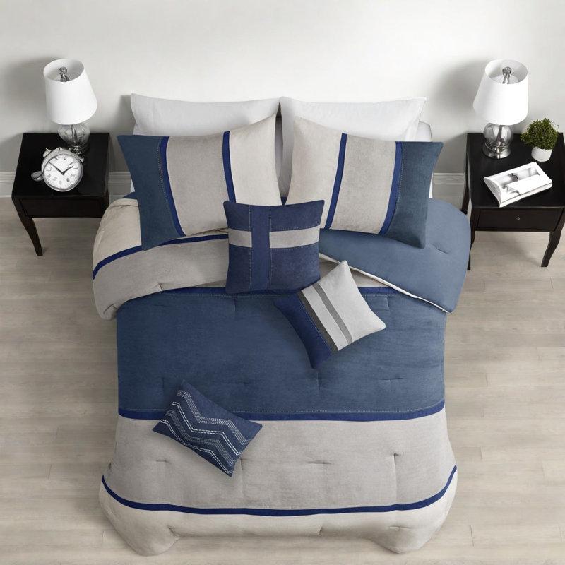 Piece Bedding Sets King Polyester Microsuede Rustic Home Comfort