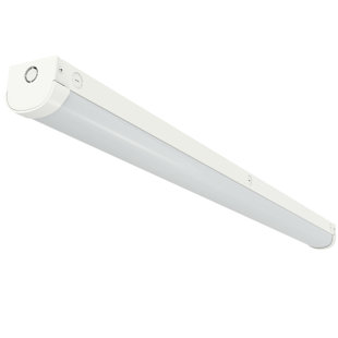 4FT Tri-Level Motion Sensor LED Linear Strip Stairwell Light with Remote, 2 Watt Selectable 20W/40W 2500lm/5000lm, 5000K, IP20, 100-277V, Dimmable 4 Foot Commercial LED Shop Ceiling Light Fixture,FCC