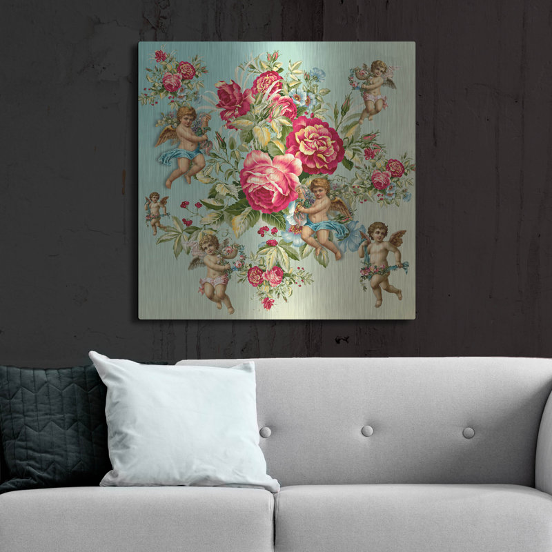 "Roses 2" par Mark Ashkenazi, H 36 po x l 36 po