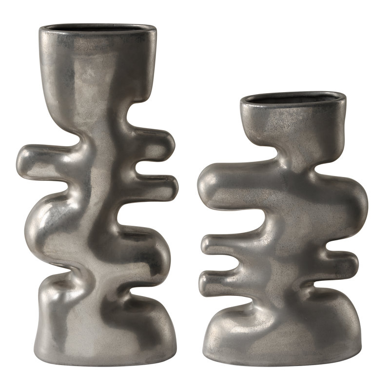Sanaiah Nickel Vases